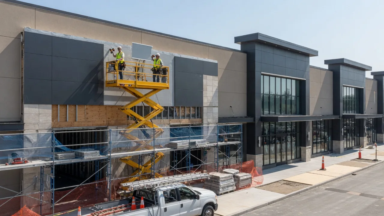 Retail rollout remodel in Atlanta