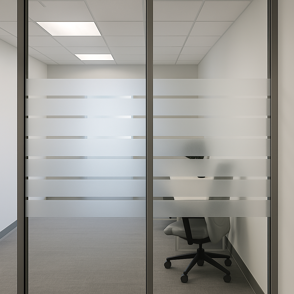 Decorative Film on Office Glass